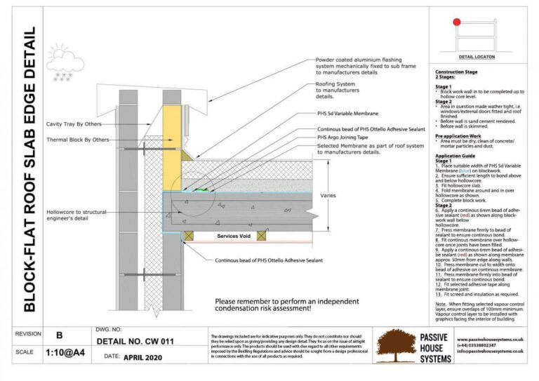 2D Airtightness Application Drawings